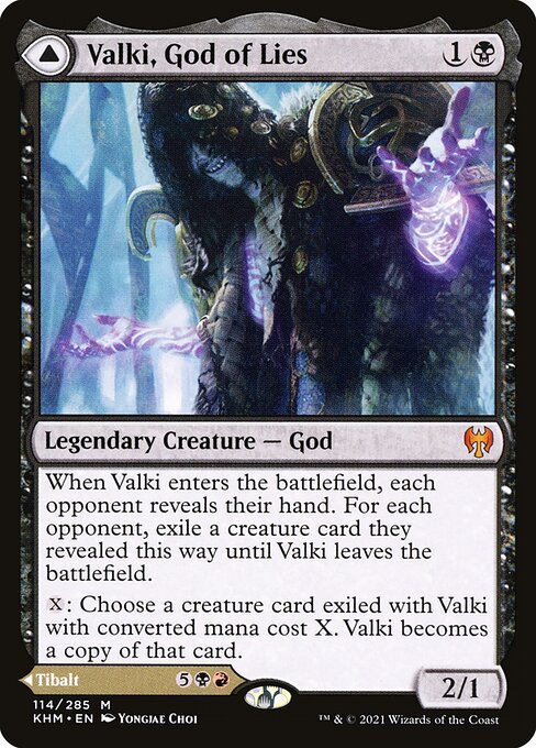 Valki, God of Lies // Tibalt, Cosmic Impostor|Kaldheim|114