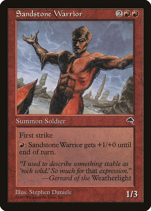 Sandstone Warrior|Tempest|199