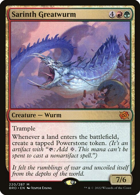 Sarinth Greatwurm|The Brothers' War|220