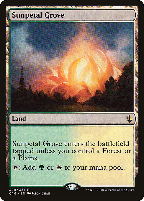 Sunpetal Grove|Commander 2016|329