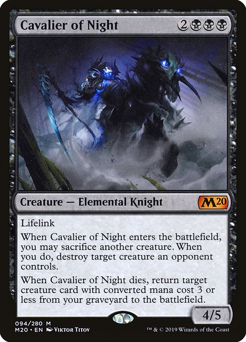 Cavalier of Night|Core Set 2020|94