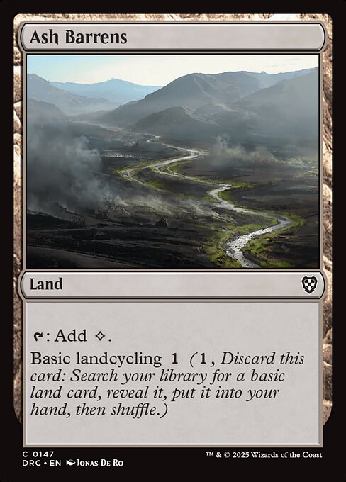 Ash Barrens|Aetherdrift Commander|147