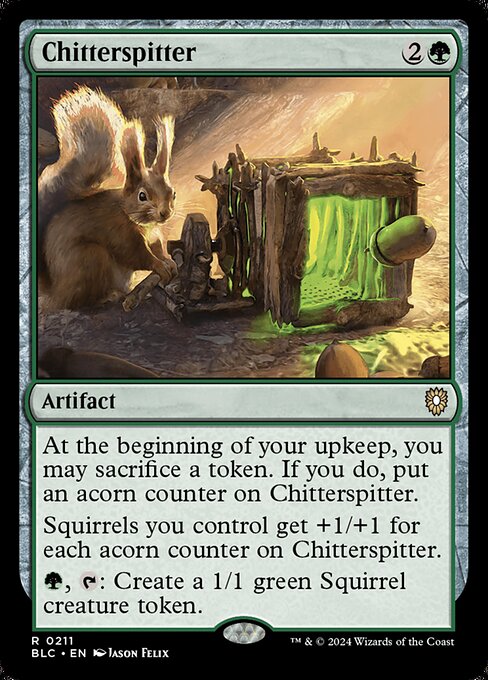 Chitterspitter|Bloomburrow Commander|211