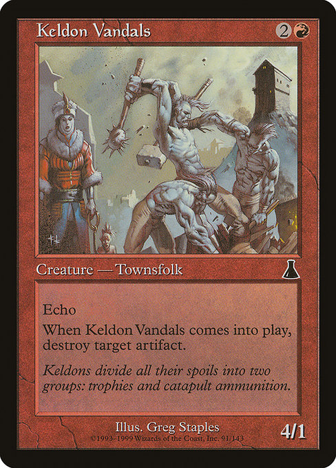 Keldon Vandals|Urza's Destiny|91