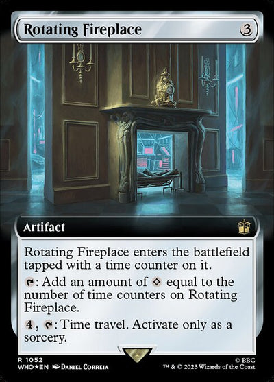 Rotating Fireplace