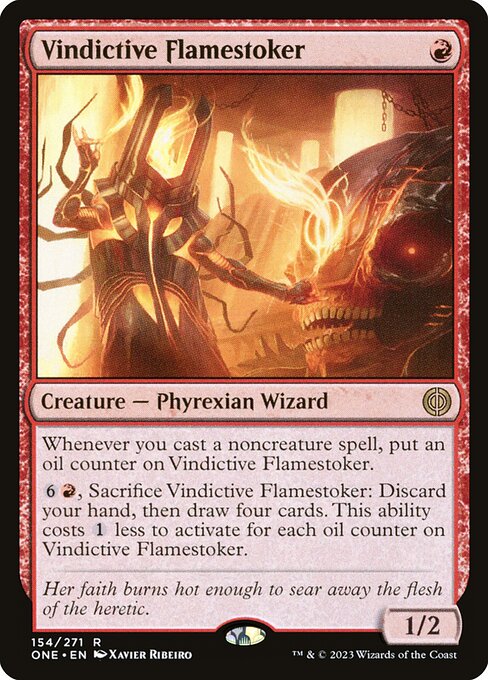 Vindictive Flamestoker|Phyrexia: All Will Be One|154