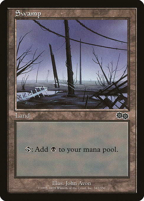 Swamp|Urza's Saga|342