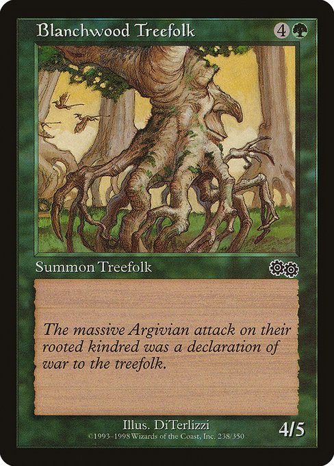 Blanchwood Treefolk|Urza's Saga|238