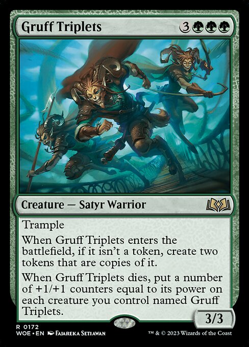 Gruff Triplets|Wilds of Eldraine|172