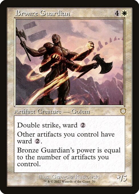 Bronze Guardian|The Brothers' War Commander|70