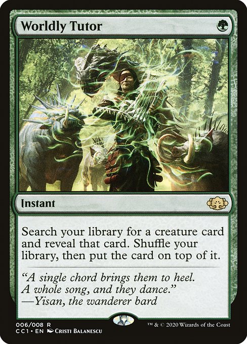 Worldly Tutor|Commander Collection: Green|6