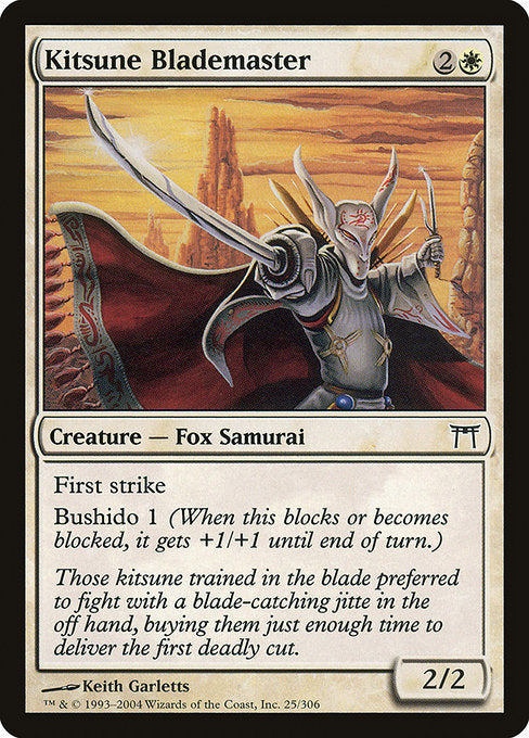 Kitsune Blademaster|Champions of Kamigawa|25