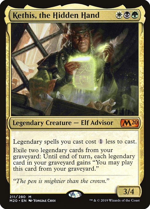 Kethis, the Hidden Hand|Core Set 2020|211