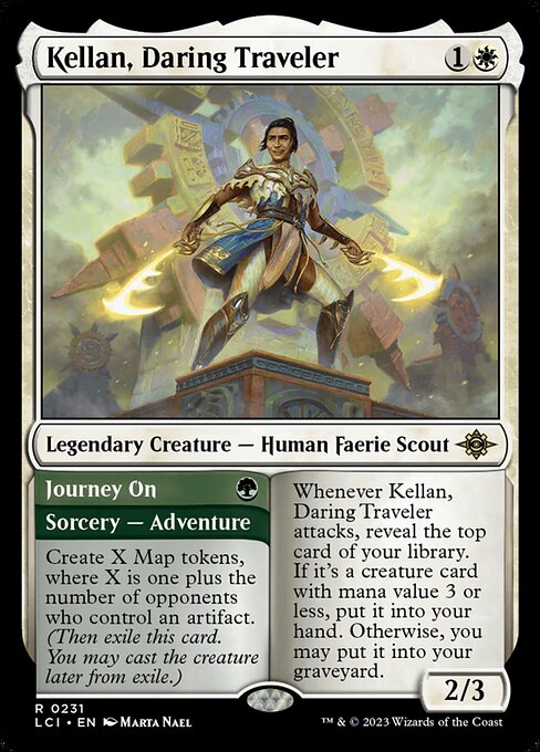 Kellan, Daring Traveler // Journey On|The Lost Caverns of Ixalan|231