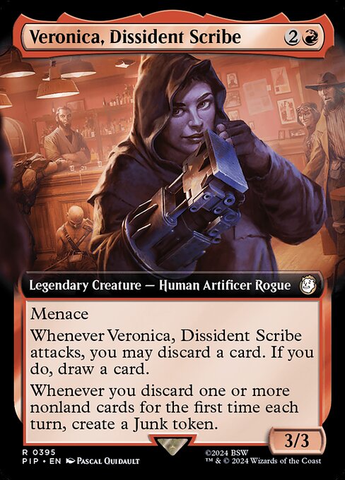 Engineer Scribes Fallout Veronica, Dissident Scribe | Fallout | 395 | Extended Art – jenesmtg