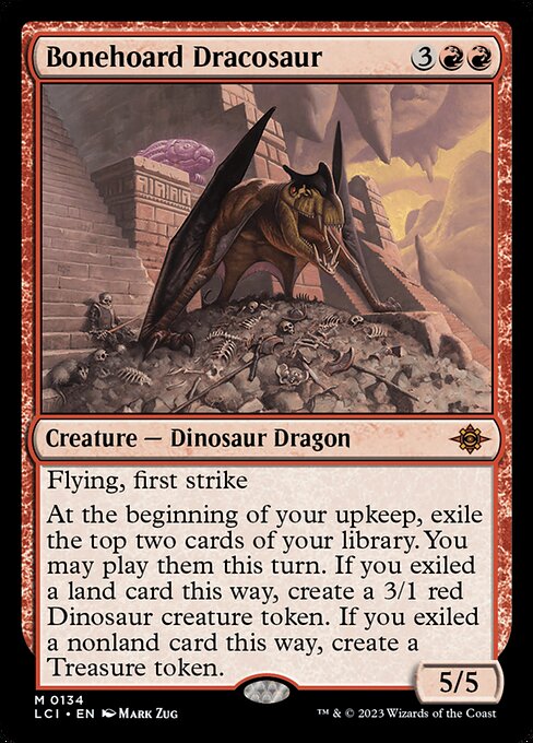 Bonehoard Dracosaur|The Lost Caverns of Ixalan|134