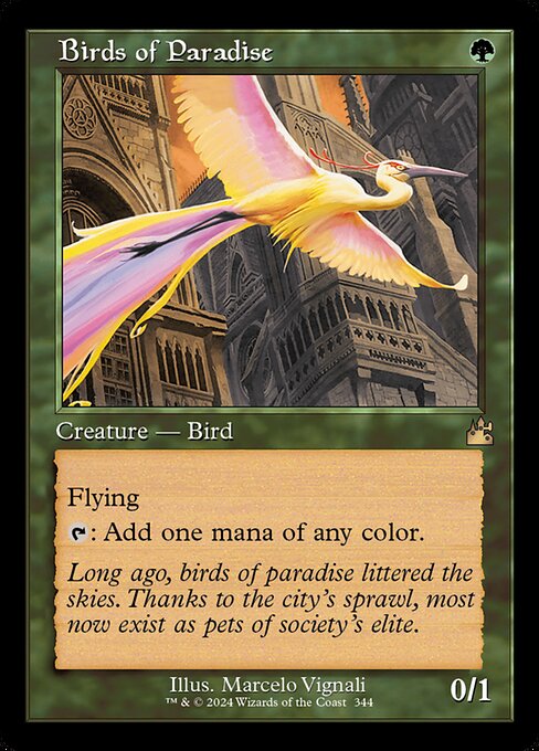 Birds of Paradise|Ravnica Remastered|344