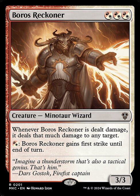 Boros Reckoner|Murders at Karlov Manor Commander|201