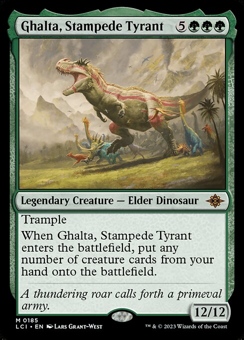 Ghalta, Stampede Tyrant|The Lost Caverns of Ixalan|185