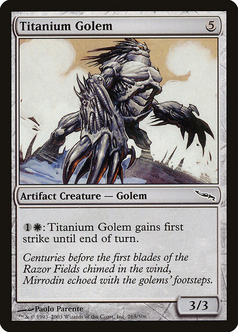 Titanium Golem|Mirrodin|263