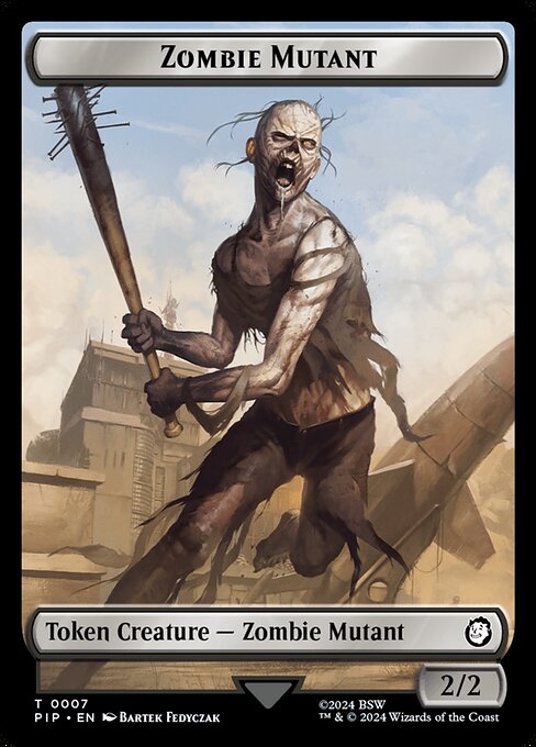 Zombie Mutant | Fallout Tokens | 7 – jenesmtg