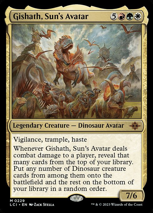 Gishath, Sun's Avatar|The Lost Caverns of Ixalan|229