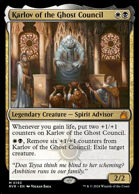 Karlov of the Ghost Council|Ravnica Remastered|193